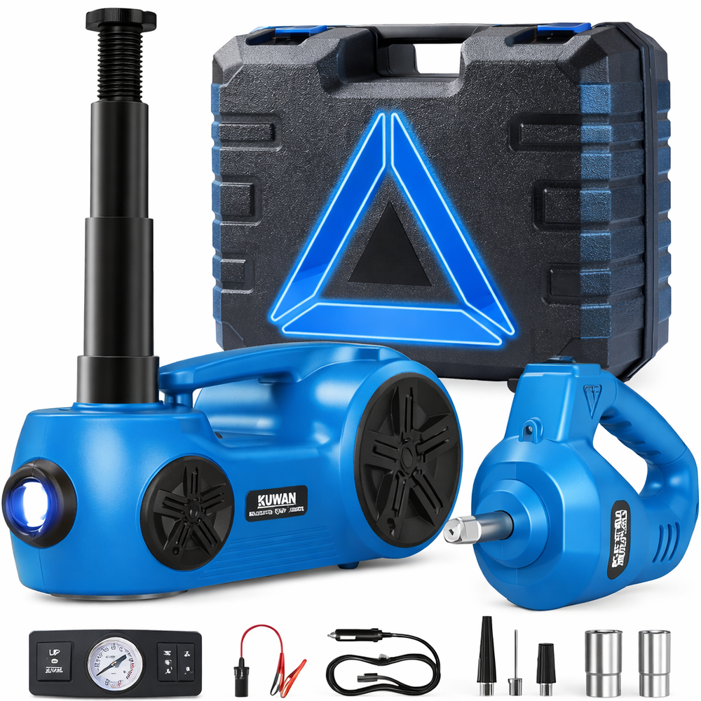 (ÚLTIMAS UNIDADES) Macaco Elétrico Multifuncional + Chave de Impacto Elétrica! 1 ANO DE GARANTIA