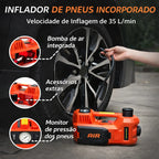 (ÚLTIMAS UNIDADES) Macaco Elétrico Multifuncional + Chave de Impacto Elétrica! 1 ANO DE GARANTIA