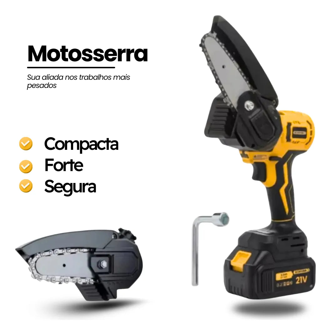 Kit 6 Ferramentas Profissionais 21V a Bateria com 2 Baterias + Maleta Organizadora