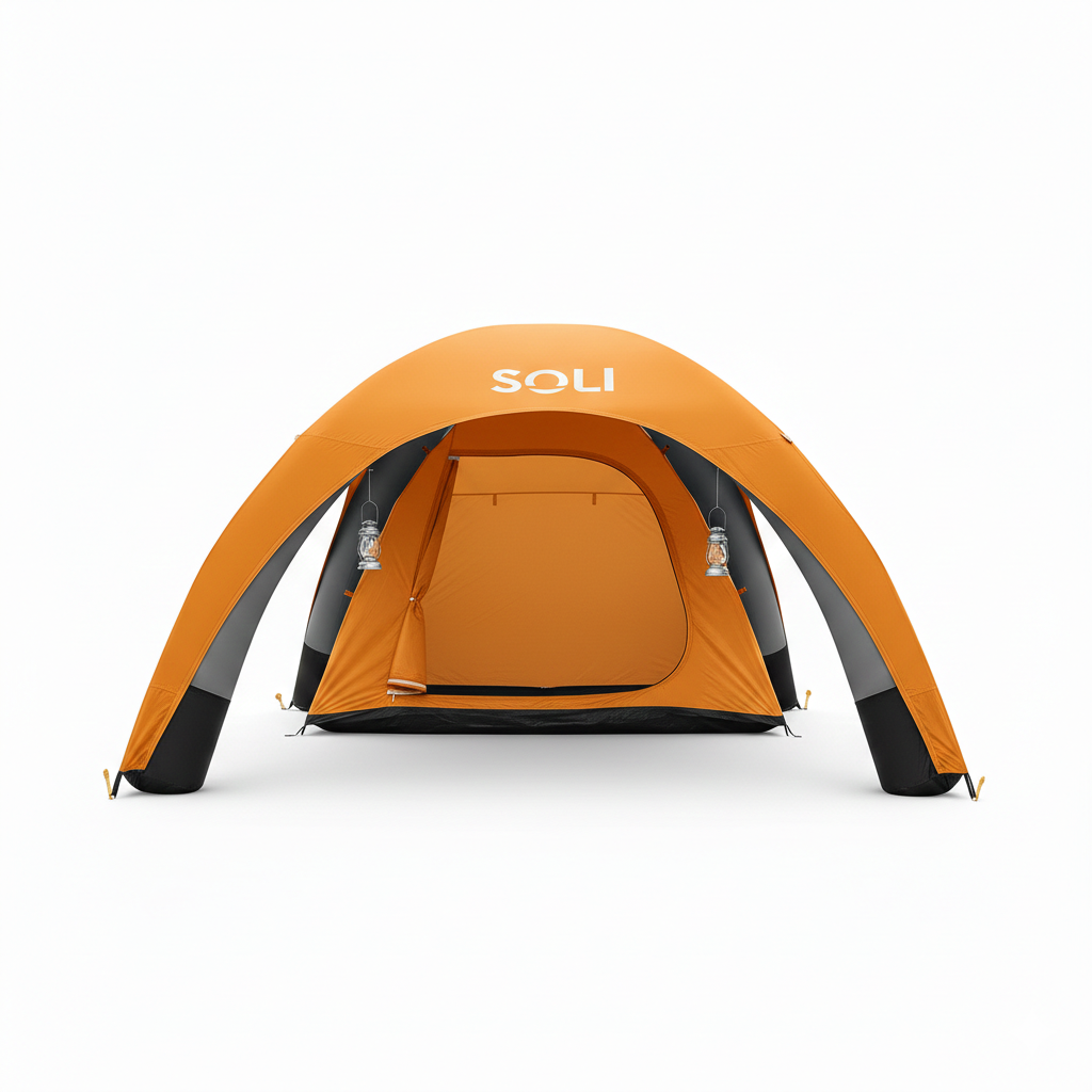 (ÚLTIMAS UNIDADES) Barraca Solar Autoinflável Resistente Proteção + (Kit Completo, Estaca, Bomba e Mochila)