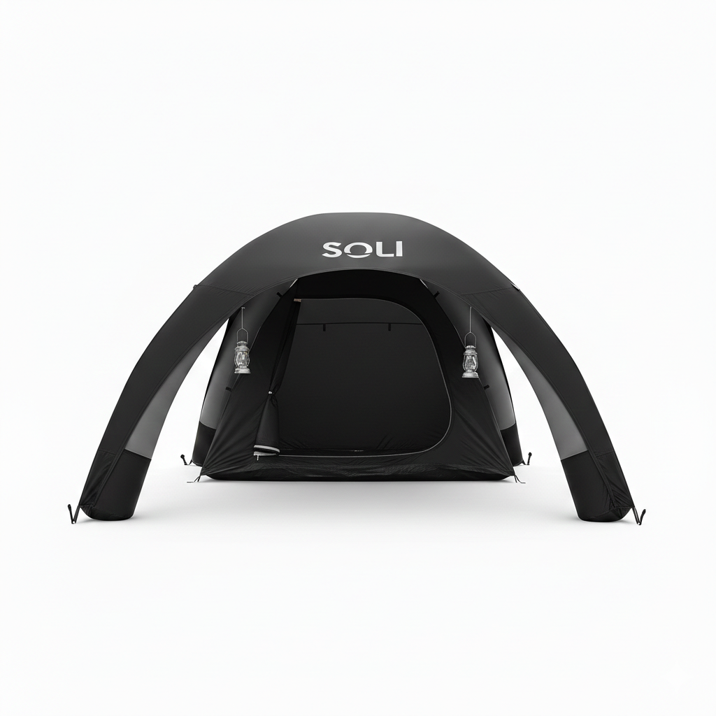 (ÚLTIMAS UNIDADES) Barraca Solar Autoinflável Resistente Proteção + (Kit Completo, Estaca, Bomba e Mochila)