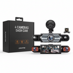 Câmera Veicular em Tempo Real sem Fio - Dashcam 360º - Visão Noturna