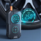 Mini Compressor de Ar Digital Portátil - USB Recarregável - Calibrador de Pneu Profissional