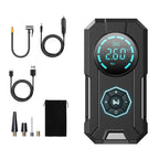 Mini Compressor de Ar Digital Portátil - USB Recarregável - Calibrador de Pneu Profissional