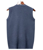 Colete Xadrez Masculino de Lã - Estilo e Conforto