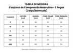 Conjunto de Compressão Masculino - 3 Peças
