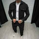 Conjunto Masculino Calça e Jaqueta Preto