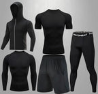 Conjunto Masculino Esportivo de Compressão - 5 Peças