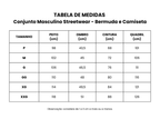 Conjunto Masculino Streetwear - Bermuda e Camiseta