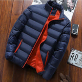 Jaqueta Puffer Masculina Azul